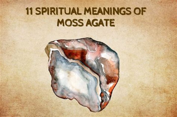 11 Spiritual Meanings of Moss Agate pin