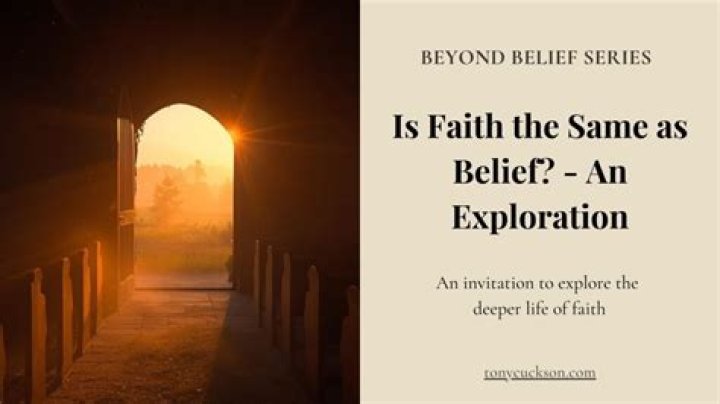 A Journey Of Belief And Exploration