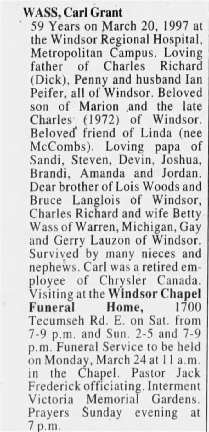 Amanda Windsor Obituary In loving memory of Amanda Windsor of Eastern