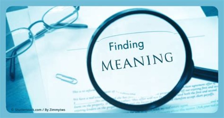 Finding Meaning In 