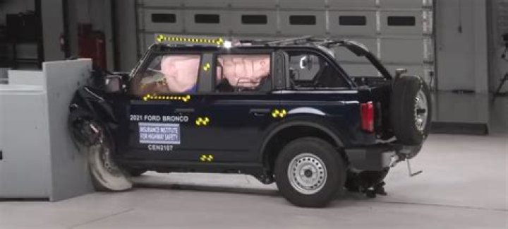 IIHS Publishes 2021 Ford Bronco Crash Test Results Here's How It