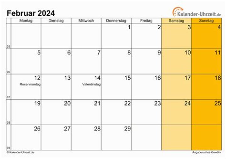 Lebensstil Februar 2024
