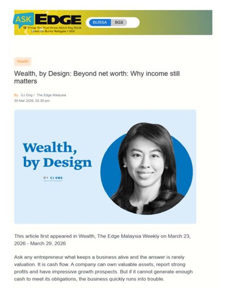 Net Worth, Income, And Beyond
