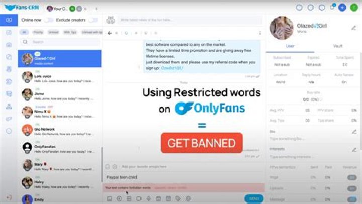 OnlyFans Banned Words How to Stop using Restricted Words