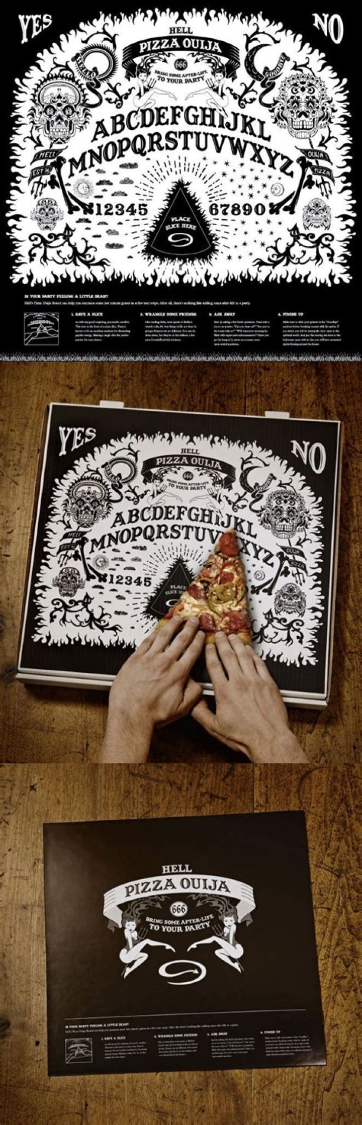 Pizza Ouija &mdash; Mother Mona C. Harvey. 1995 Foto arte, Fotos, Rock cl&aacute;sico