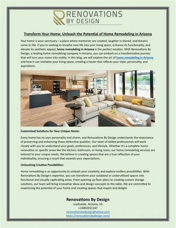 Transform Your Home, Unleash Your Potential