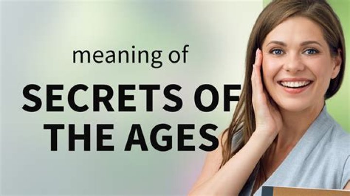 Unlocking The Secrets Of Their Ages