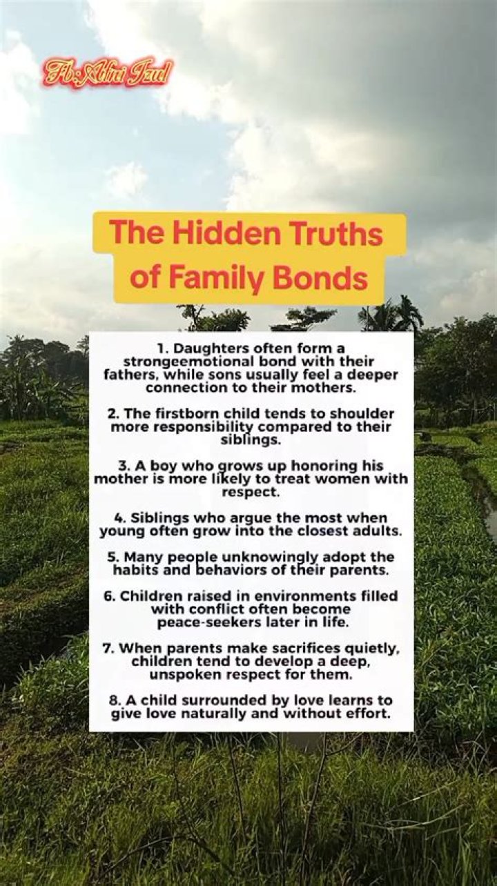 Unveiling Family Bonds And Hidden Stories