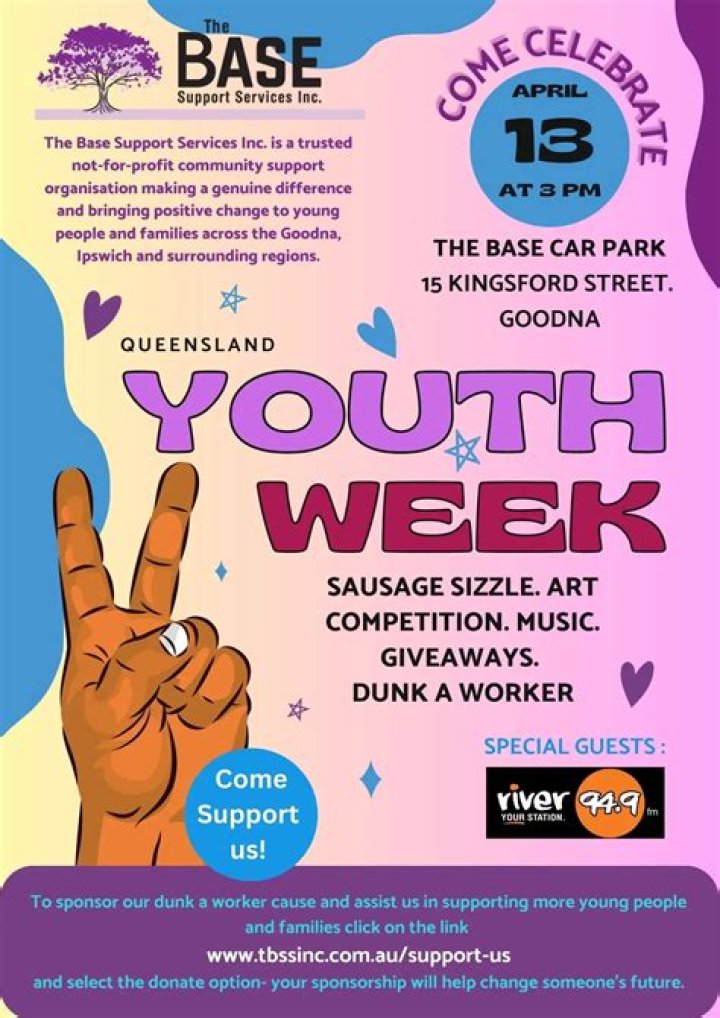 Youth Week 2023 The Base Youth & Family Support Services